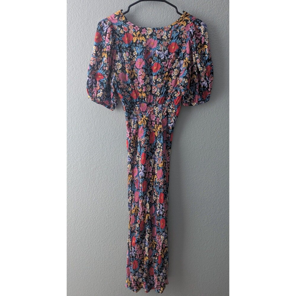Spell & The Gypsy Last Drinks Bias Midi Dress Women's Size XS Evening Floral - Picture 5 of 8